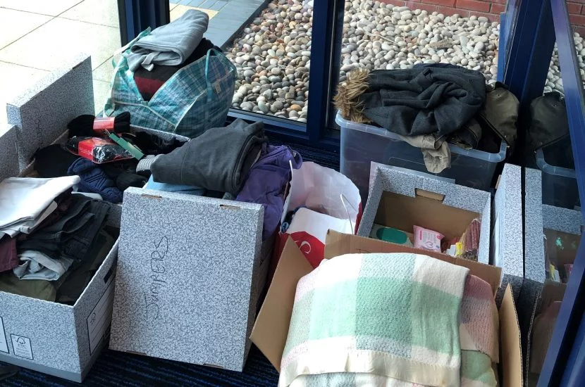 The Phelan Elves Donate to a Homeless Charity