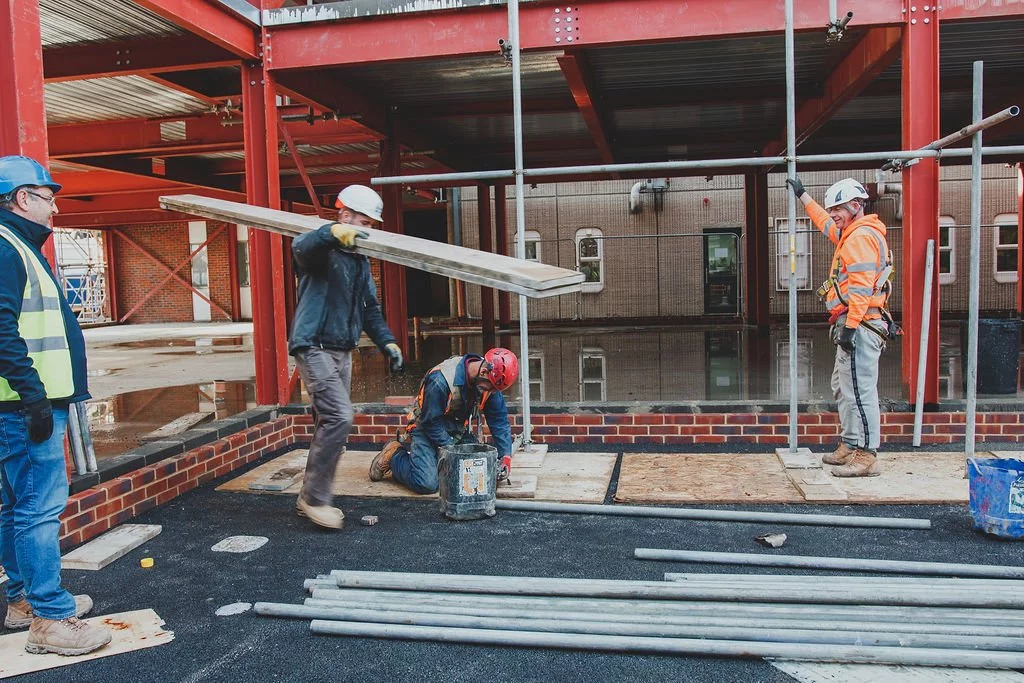 Manningtree High School, LIVE Construction site