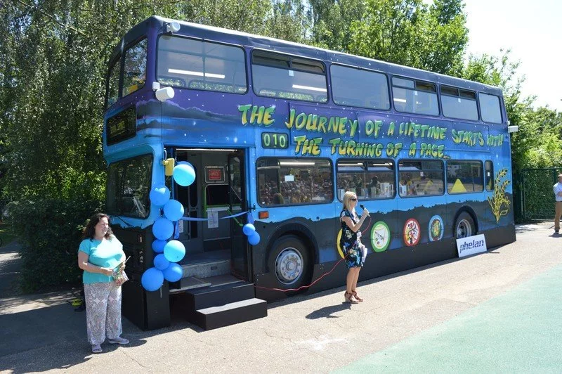 Phelan School Library Bus